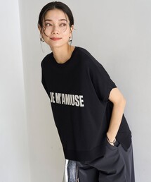 スゴ機能美 ロゴフレンチスリーブ ニット
