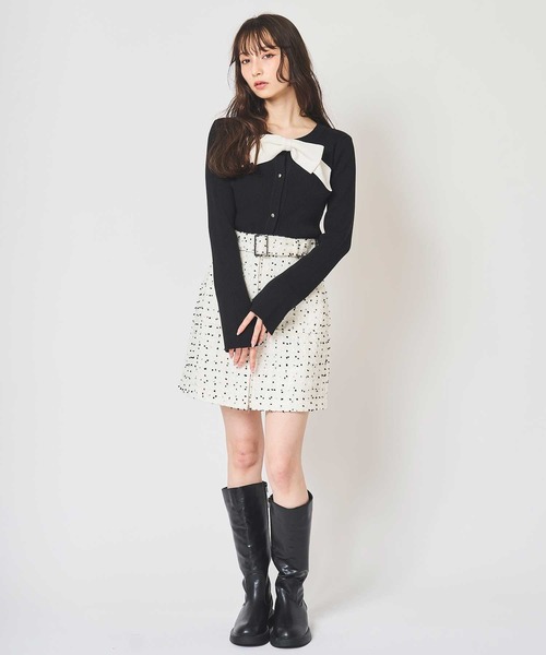 31 Sons de mode（トランテアン　ソン　ドゥ　モード）の「インヒールロングブーツ（ブーツ・レディース・ブラウン/ブラック・S/M/L）」の7枚目の写真