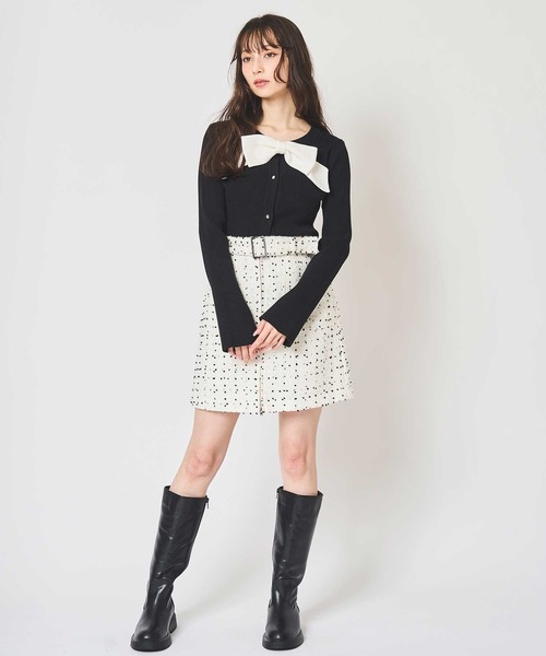 31 Sons de mode（トランテアン　ソン　ドゥ　モード）の「インヒールロングブーツ（ブーツ・レディース・ブラウン/ブラック・S/M/L）」の8枚目の写真