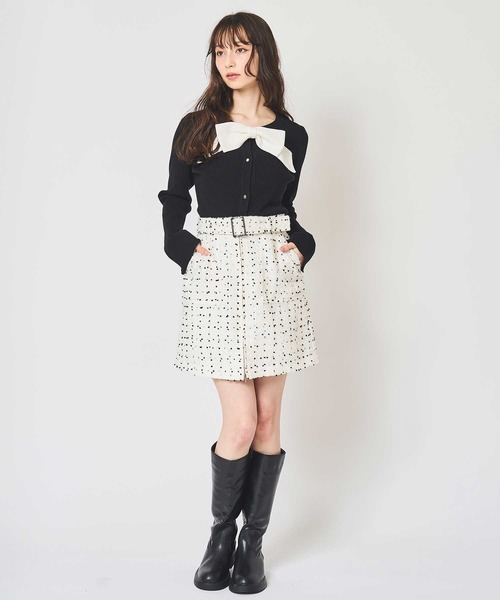 31 Sons de mode（トランテアン　ソン　ドゥ　モード）の「インヒールロングブーツ（ブーツ・レディース・ブラウン/ブラック・S/M/L）」の9枚目の写真