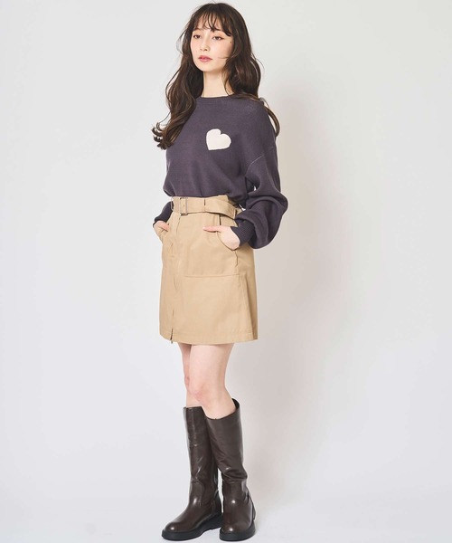 31 Sons de mode（トランテアン　ソン　ドゥ　モード）の「インヒールロングブーツ（ブーツ・レディース・ブラウン/ブラック・S/M/L）」の10枚目の写真