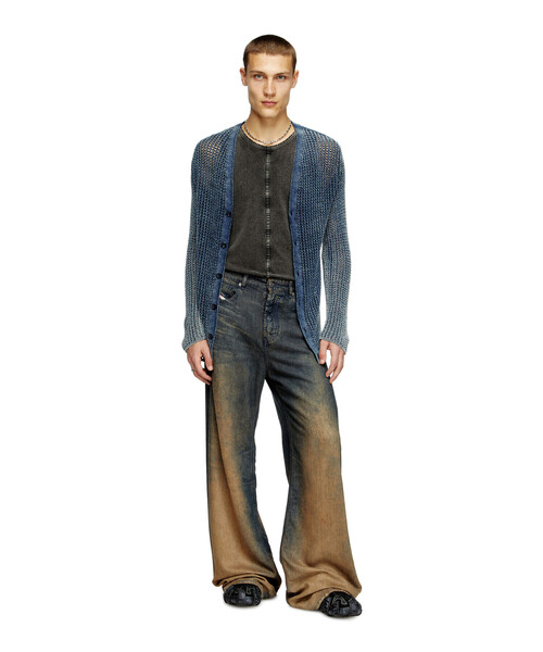 DIESEL（ディーゼル）の「メンズ カーディガン K-REDRAM（カーディガン/ボレロ・メンズ・ネイビー・LARGE/MEDIUM/SMALL/X-LARGE/X-SMALL/XX-LARGE）」の4枚目の写真