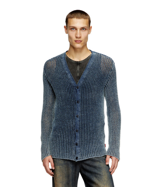 DIESEL（ディーゼル）の「メンズ カーディガン K-REDRAM（カーディガン/ボレロ・メンズ・ネイビー・LARGE/MEDIUM/SMALL/X-LARGE/X-SMALL/XX-LARGE）」の6枚目の写真
