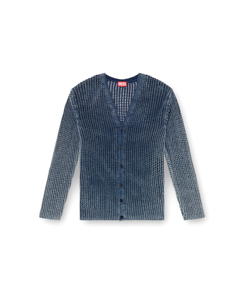 DIESEL K-Ramarro カーディガン L グラデーション メンズ カーディガン K-REDRAM(カーディガン/ボレロ)|DIESEL