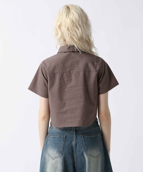 FOREVER 21(フォーエバー トゥエンティーワン)の「【2025SS】タイ付きチェックシャツ(シャツ/ブラウス・レディース・ブラウン/ブラック/レッド・FREE)」の21枚目の写真