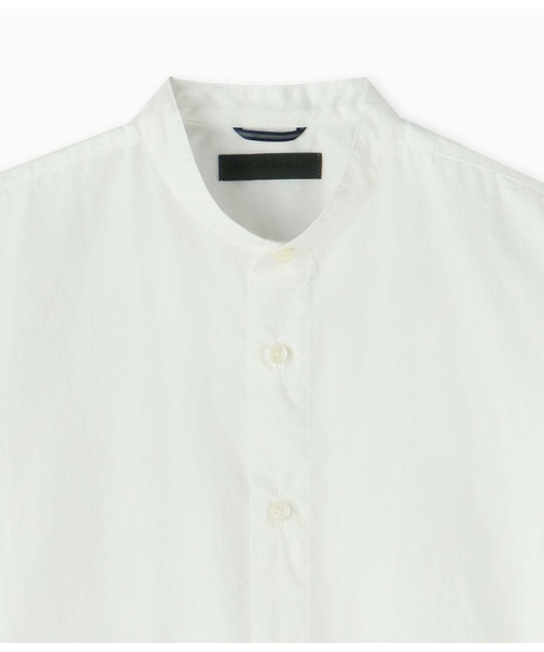 junhashimoto（ジュンハシモト）の「BANDCOLLAR SHIRT（シャツ/ブラウス・メンズ・ネイビー/ホワイト・2/3/4）」の6枚目の写真