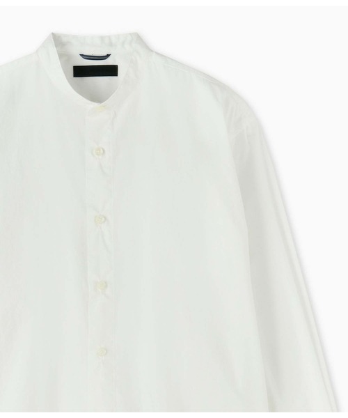 junhashimoto（ジュンハシモト）の「BANDCOLLAR SHIRT（シャツ/ブラウス・メンズ・ネイビー/ホワイト・2/3/4）」の7枚目の写真