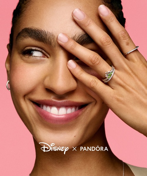 Pandora ティアラデザインリング ディズニー プリンセス ティアナ ティアラ リング（リング
