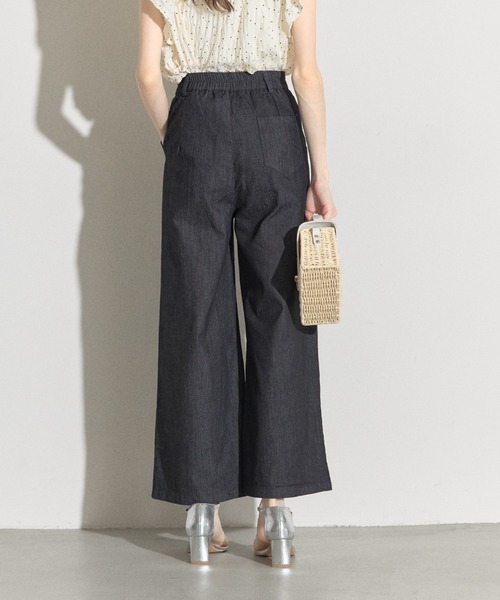 tocco closet(トッコ クローゼット)の「【ZOZO限定】タック入りワイドパンツ(その他パンツ・レディース・ブラック/ネイビー/ライトグレー・M)」の6枚目の写真