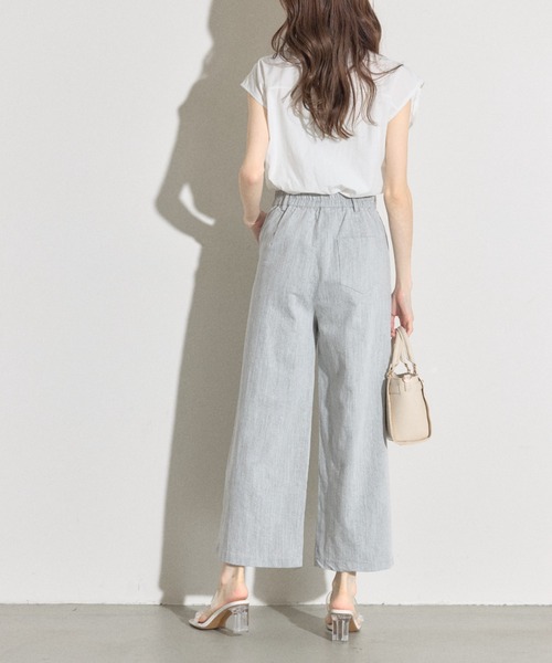 tocco closet(トッコ クローゼット)の「【ZOZO限定】タック入りワイドパンツ(その他パンツ・レディース・ブラック/ネイビー/ライトグレー・M)」の11枚目の写真