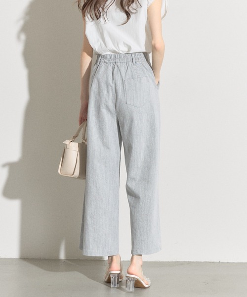 tocco closet(トッコ クローゼット)の「【ZOZO限定】タック入りワイドパンツ(その他パンツ・レディース・ブラック/ネイビー/ライトグレー・M)」の14枚目の写真