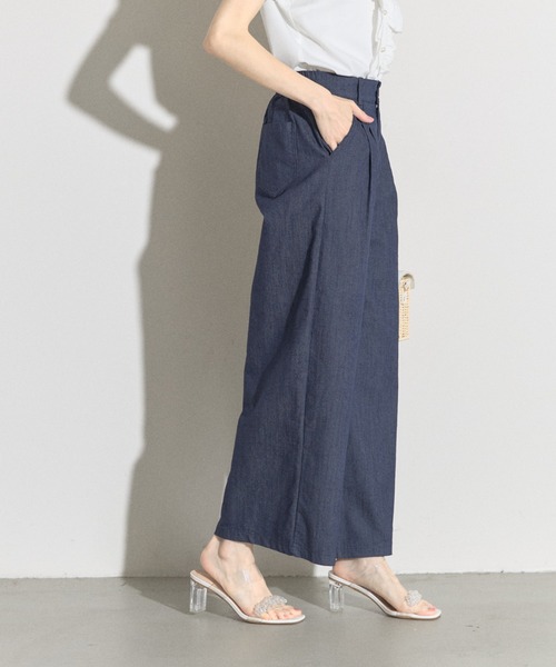 tocco closet(トッコ クローゼット)の「【ZOZO限定】タック入りワイドパンツ(その他パンツ・レディース・ブラック/ネイビー/ライトグレー・M)」の21枚目の写真