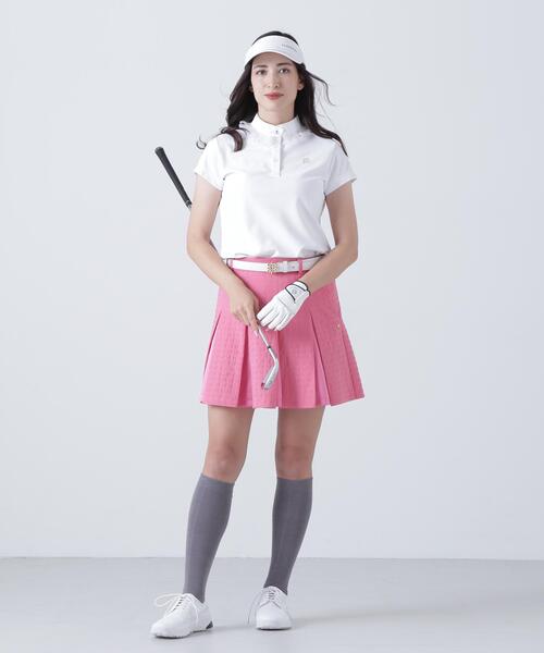 St ANDREWS(セントアンドリュース)の「【St ANDREWS】SPXジャガードUV半袖シャツ (WOMENS)(ポロシャツ・レディース・ホワイト/ネイビー/グリーン系その他・M/L/S)」の5枚目の写真