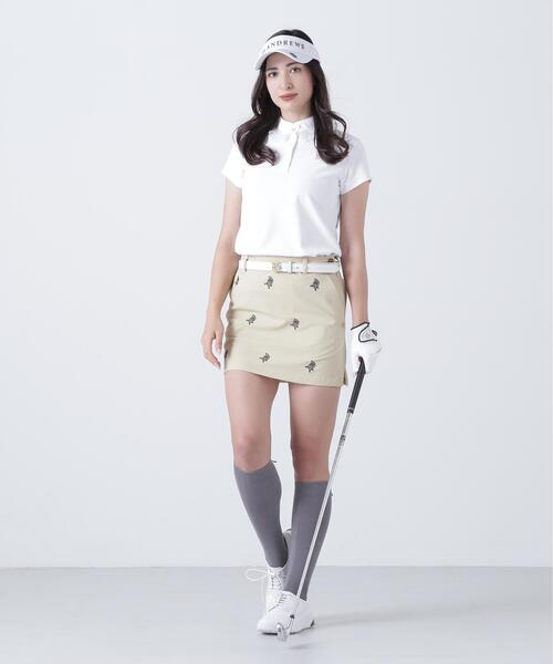 St ANDREWS(セントアンドリュース)の「【St ANDREWS】SPXジャガードUV半袖シャツ (WOMENS)(ポロシャツ・レディース・ホワイト/ネイビー/グリーン系その他・M/L/S)」の8枚目の写真