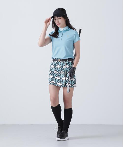 St ANDREWS(セントアンドリュース)の「【St ANDREWS】SPXジャガードUV半袖シャツ (WOMENS)(ポロシャツ・レディース・ホワイト/ネイビー/グリーン系その他・M/L/S)」の14枚目の写真