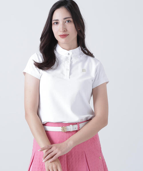 St ANDREWS】SPXジャガードUV半袖シャツ (WOMENS)（ポロシャツ