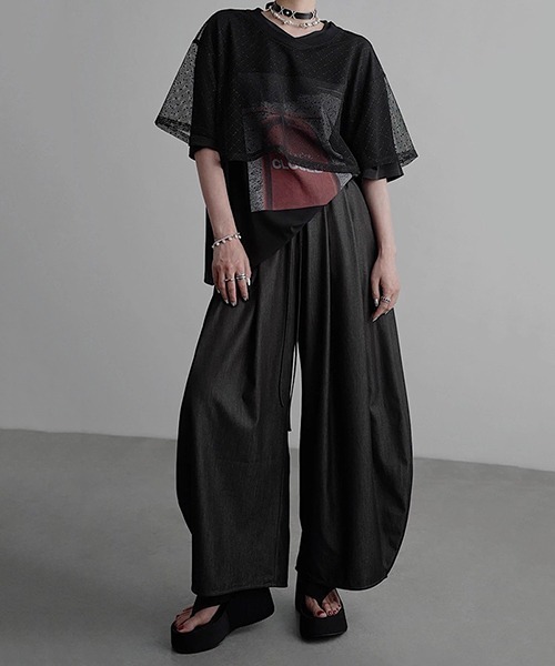 chuclla(チュクラ)の「【CHENTAITAI】“CLOSED”サイン グラフィックTシャツ CTW25s019(Tシャツ/カットソー・レディース・ブラック/アイボリー・M/S)」の19枚目の写真