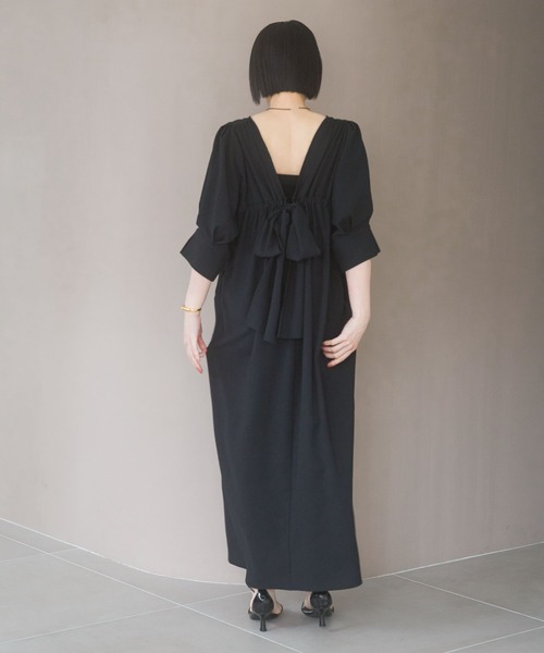 セール】シャーリングリボン2WAYワンピース（ワンピース）｜A part by