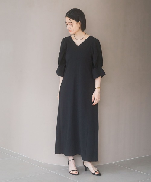 セール】シャーリングリボン2WAYワンピース（ワンピース）｜A part by