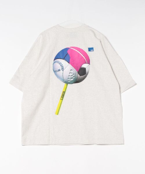 GEORGE'S(ジョージズ)の「ボールグラフィックTシャツ(Tシャツ/カットソー・メンズ・ブラック/杢グレー/オフホワイト・LARGE/MEDIUM)」の22枚目の写真
