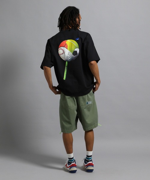GEORGE'S(ジョージズ)の「ボールグラフィックTシャツ(Tシャツ/カットソー・メンズ・ブラック/杢グレー/オフホワイト・LARGE/MEDIUM)」の8枚目の写真