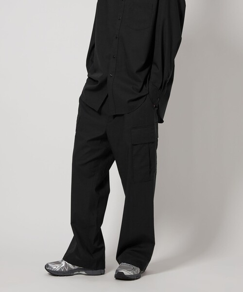 UNITED ARROWS & SONS（ユナイテッドアローズアンドサンズ）の「＜UNITED ARROWS & SONS by MASAKI KAWASE＞ W/N TRO 6P PANTS/パンツ（カーゴパンツ・メンズ・ブラック・S/L/M/XL）」の2枚目の写真
