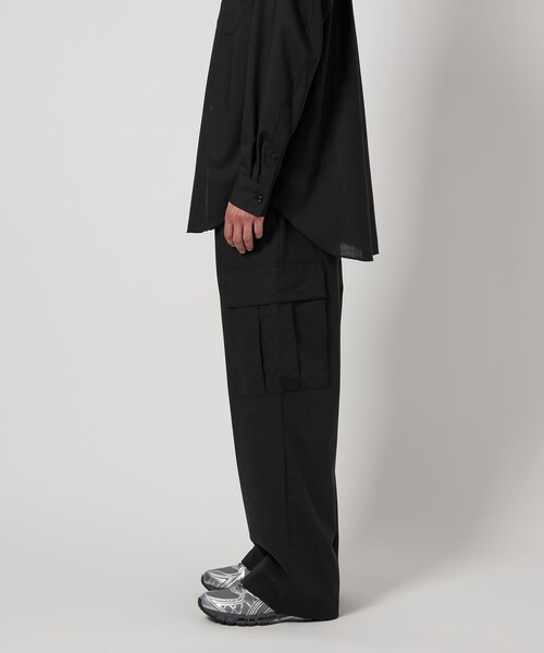 UNITED ARROWS & SONS（ユナイテッドアローズアンドサンズ）の「＜UNITED ARROWS & SONS by MASAKI KAWASE＞ W/N TRO 6P PANTS/パンツ（カーゴパンツ・メンズ・ブラック・S/L/M/XL）」の7枚目の写真