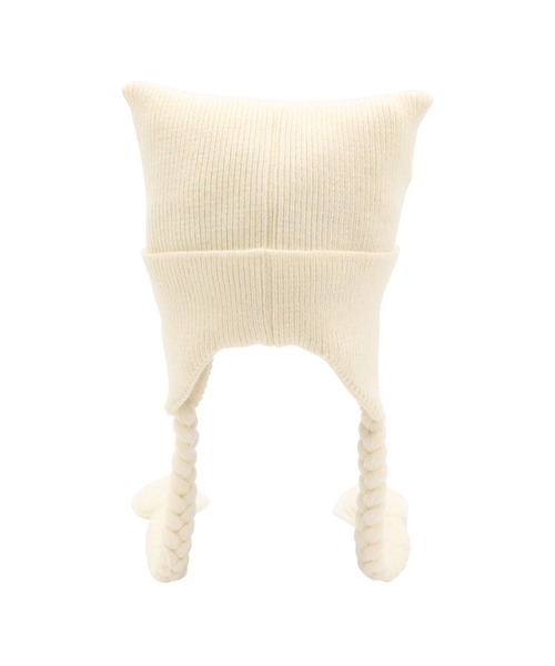 PMO KNIT CAP (WHITE) （出品は8/31まで） knit cap － cashmere loop