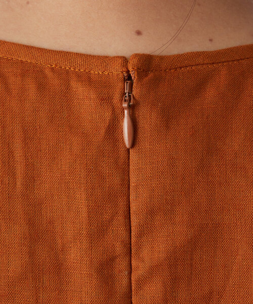 Drawing Numbers（ドローイング ナンバーズ）の「【Drawing Numbers】フレンチリネンホルターブラウス（シャツ/ブラウス・レディース・グレー/ブラック/ブラウン/レッド・38）」の13枚目の写真