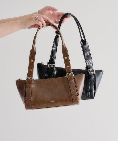 U by SPICK&SPAN（ユーバイスピックアンドスパン）の「STAND OIL/スタンドオイル BOAT BAG（ハンドバッグ・レディース・ブラウン/ブラック・FREE）」の16枚目の写真