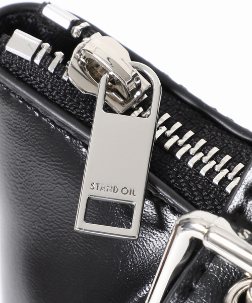 U by SPICK&SPAN（ユーバイスピックアンドスパン）の「STAND OIL/スタンドオイル BOAT BAG（ハンドバッグ・レディース・ブラウン/ブラック・FREE）」の3枚目の写真