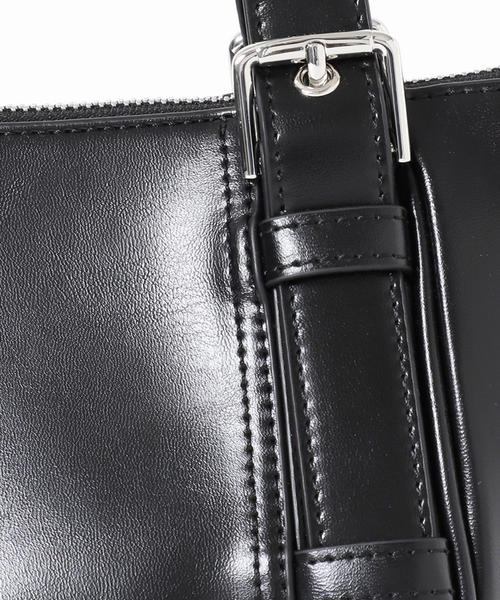 U by SPICK&SPAN（ユーバイスピックアンドスパン）の「STAND OIL/スタンドオイル BOAT BAG（ハンドバッグ・レディース・ブラウン/ブラック・FREE）」の6枚目の写真