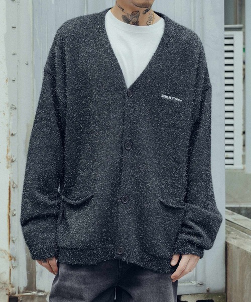 Subciety（サブサエティ）の「Glitter cardigan（カーディガン/ボレロ・メンズ・グリーン/ブラック・X-LARGE/LARGE/MEDIUM）」の2枚目の写真