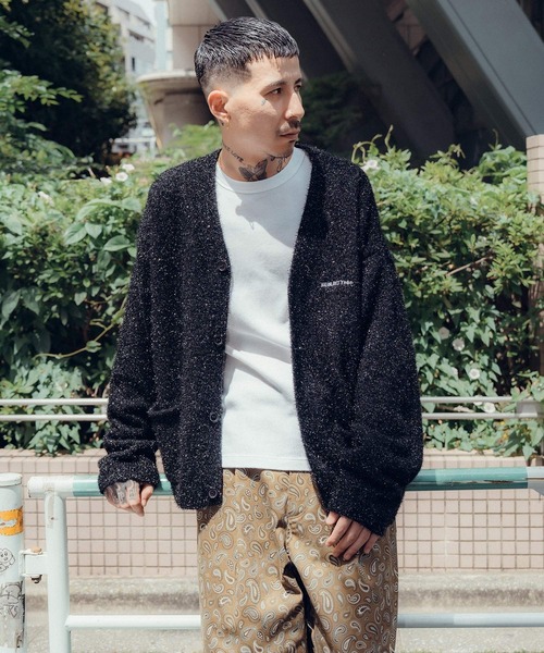 Subciety（サブサエティ）の「Glitter cardigan（カーディガン/ボレロ・メンズ・グリーン/ブラック・X-LARGE/LARGE/MEDIUM）」の7枚目の写真