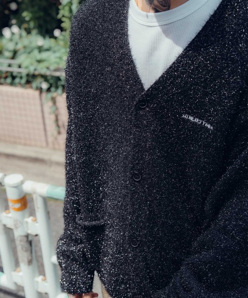 Subciety（サブサエティ）の「Glitter cardigan（カーディガン/ボレロ・メンズ・グリーン/ブラック・X-LARGE/LARGE/MEDIUM）」の5枚目の写真