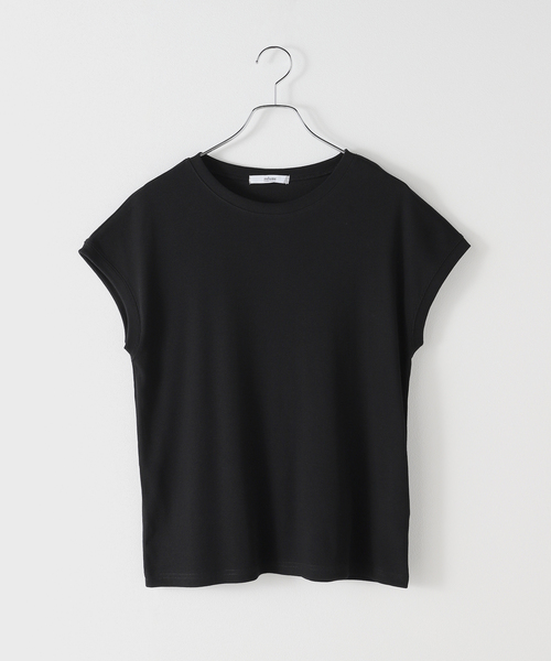JOURNAL STANDARD relume（ジャーナルスタンダード　レリューム）の「フレンチスリーブテレコプルオーバー（Tシャツ/カットソー・レディース・オレンジ/ホワイト/ブラック/グレー・FREE）」の2枚目の写真