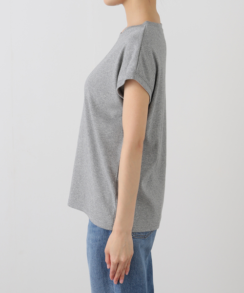 JOURNAL STANDARD relume（ジャーナルスタンダード　レリューム）の「フレンチスリーブテレコプルオーバー（Tシャツ/カットソー・レディース・オレンジ/ホワイト/ブラック/グレー・FREE）」の13枚目の写真