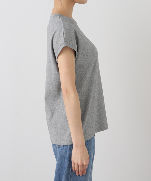 JOURNAL STANDARD relume（ジャーナルスタンダード　レリューム）の「フレンチスリーブテレコプルオーバー（Tシャツ/カットソー・レディース・オレンジ/ホワイト/ブラック/グレー・FREE）」の15枚目の写真