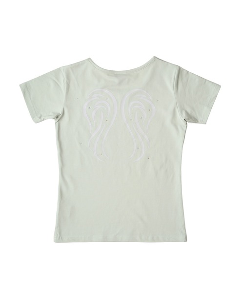 FCMM(エフシーエムエム)の「【日本限定】WING TEE / ウィングTEE(Tシャツ/カットソー・レディース・オフホワイト/チャコールグレー/グリーン・MEDIUM/SMALL)」の18枚目の写真