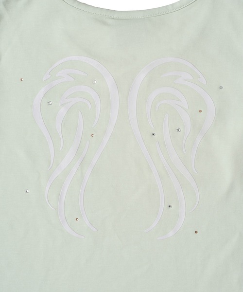 FCMM(エフシーエムエム)の「【日本限定】WING TEE / ウィングTEE(Tシャツ/カットソー・レディース・オフホワイト/チャコールグレー/グリーン・MEDIUM/SMALL)」の16枚目の写真