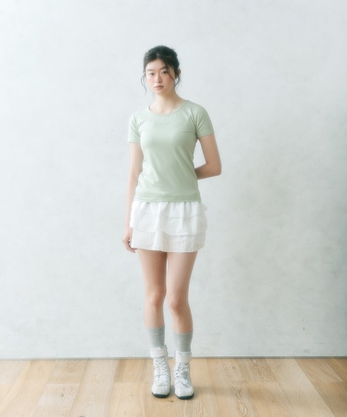 FCMM(エフシーエムエム)の「【日本限定】WING TEE / ウィングTEE(Tシャツ/カットソー・レディース・オフホワイト/チャコールグレー/グリーン・MEDIUM/SMALL)」の12枚目の写真