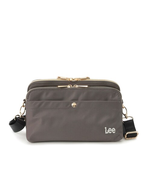 Lee（リー）の「【Lee別注／撥水】2層ショルダーバッグ（ショルダーバッグ・レディース・チャコールグレー/ネイビー系5/ブラック/ベージュ/カーキ系4・00）」の16枚目の写真