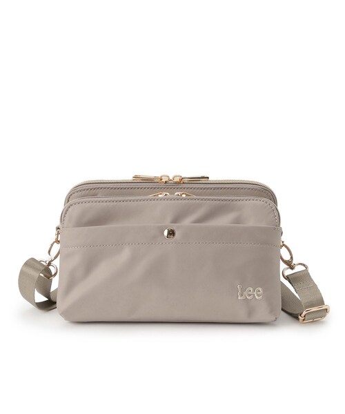 Lee（リー）の「【Lee別注／撥水】2層ショルダーバッグ（ショルダーバッグ・レディース・チャコールグレー/ネイビー系5/ブラック/ベージュ/カーキ系4・00）」の20枚目の写真
