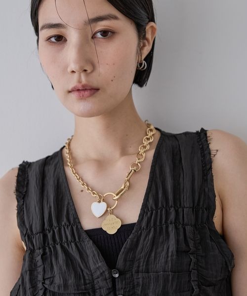 JEANASIS(ジーナシス)の「チャームコンビチェーンネックレス/572270(ネックレス・レディース・ゴールド系その他/シルバー系その他・FREE)」の2枚目の写真