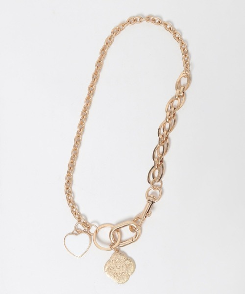 JEANASIS(ジーナシス)の「チャームコンビチェーンネックレス/572270(ネックレス・レディース・ゴールド系その他/シルバー系その他・FREE)」の3枚目の写真