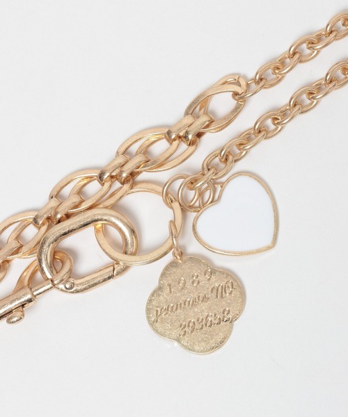 JEANASIS(ジーナシス)の「チャームコンビチェーンネックレス/572270(ネックレス・レディース・ゴールド系その他/シルバー系その他・FREE)」の5枚目の写真