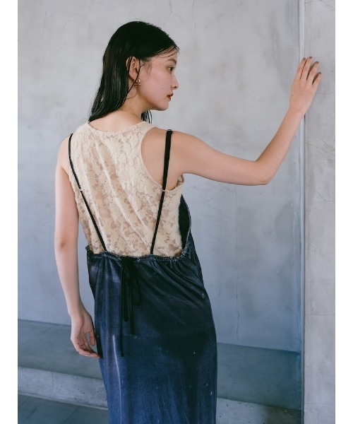 sahara(サハラ)の「Layered Lace Top/レイヤードレーストップ(その他トップス・レディース・ブラック/ベージュ/ブラウン・FREE)」の16枚目の写真