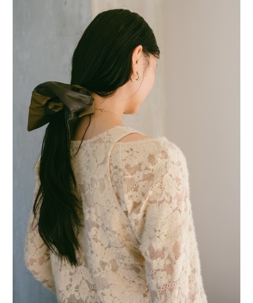 sahara(サハラ)の「Layered Lace Top/レイヤードレーストップ(その他トップス・レディース・ブラック/ベージュ/ブラウン・FREE)」の15枚目の写真