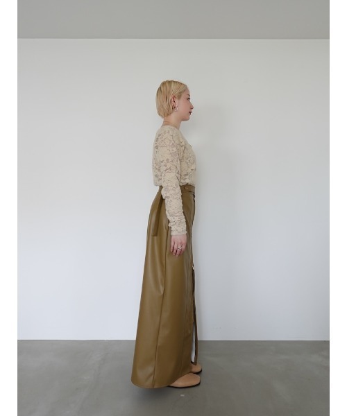 sahara(サハラ)の「Layered Lace Top/レイヤードレーストップ(その他トップス・レディース・ブラック/ベージュ/ブラウン・FREE)」の17枚目の写真