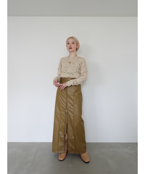 sahara(サハラ)の「Layered Lace Top/レイヤードレーストップ(その他トップス・レディース・ブラック/ベージュ/ブラウン・FREE)」の19枚目の写真